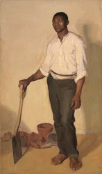 Egy fekete kertész portréja, 1905 körül