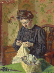 Nővarrás, c. 1908