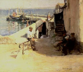 Newlyn utcai jelenet