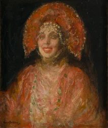 Madame Plevitzskaia, 1927 körül (olaj, vászon)