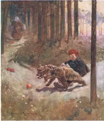 Egy problémás csapat (színes litho)