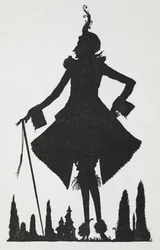 Illusztráció a történethez: „Riquet with the tint”.