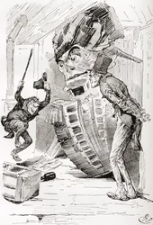 Illusztráció Charles Dickens The Old Curiosity Shop című könyvéhez