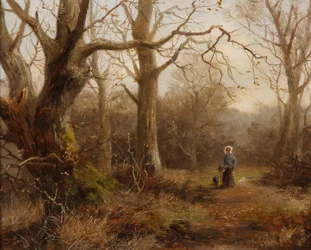 Erdei jelenet, 1892