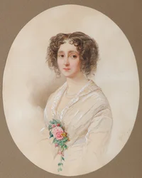 Alexandra Mihajlovna Cseliscseva portréja 1816-1913, 1851