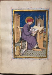 Evangéliumi könyv evangélista portrékkal: Szent Márk, c. 1480.