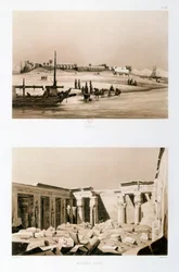 Luxor és Medinet Habu, Egyiptom, 1841
