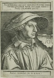 Heinrich Aldegrever, 28 éves