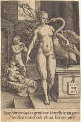 Herkules mint gyermek, 1550.