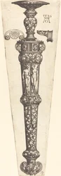 Nagy tőrhüvely meztelen párral, 1536.