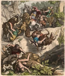 Karthágóiak: Oroszlánvadászat, 1866