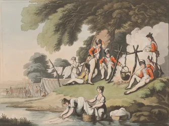 Katonák főzése, 1798. április 1.