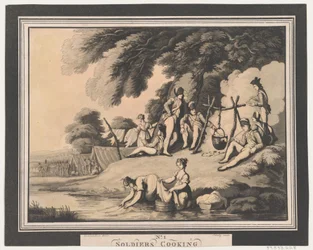 Katonák főzése, 1798. április 1.
