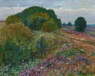 A puszta szélén (Pusztai táj I). 1909