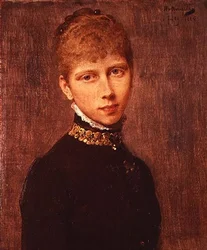 Viktória porosz hercegnő portréja (1840-1901)