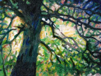 The Silchester Oak, 2016, olaj, vászon