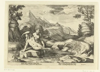 Salmacis és Hermaphroditus Ovidius Metamorfosen (sorozat címe)