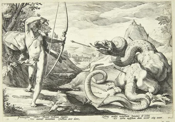 Apollo megöli Pythont