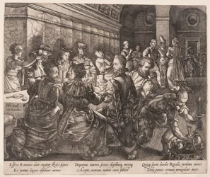 Tarquinius Collatinus lakomája, A Lucretia története című regényből