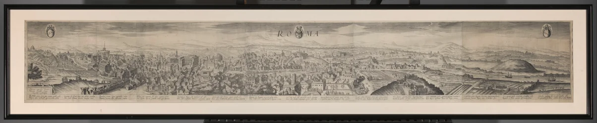 Panoráma Rómába Roma (cím a tárgyon)