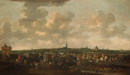 A spanyol megszálló csapatok távozása Bredából, 1637. október 10