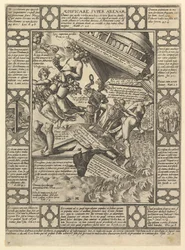 Aedificare Super Arenam, A keresztény hit allegóriáiból, Christian és P..., 1575-1617.