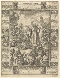 Levamen Onostrorum, a Keresztény hit allegóriáiból, a Christian and Profane All...-ból, 1604.