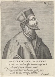 Husz János portréja, 1599