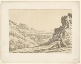 Rom kilátással Tentamina Lithographica (sorozat címe) Olasz tájak (sorozat címe)