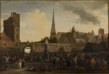 Az antwerpeni halpiac, 1695.