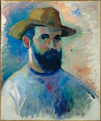 Henri Manguin, önarckép (olaj, vászon)