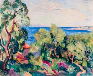 A Saint-Tropez-i öböl, 1906-1909 körül (olaj, vászon)