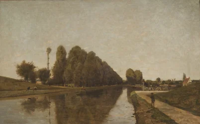 A Briare-csatorna (olaj, vászon)