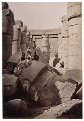 Karnak romjai, 1900 körül (fotó)