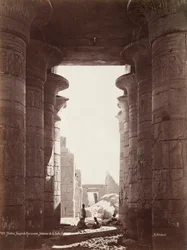 Théba, a Ramesseum temploma, a Hypostyle Hall belseje