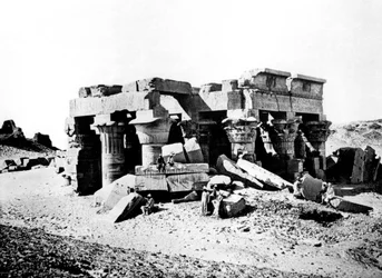 Ombos templom, Núbia, Egyiptom, 1887