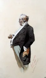 A szerző portréja a Monsieur Prud
