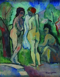 A fürdőzők, 1905.