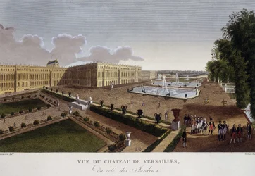 Versailles-i kastély a kertek oldalán – Courvoisier „" Párizsi kilátások" című részben