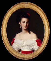 Marguerite de Biron portréja. Henri Fantin Latour festménye (Fantin-Latour