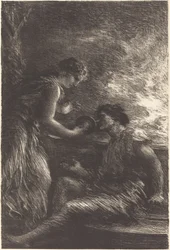 Sieglinde és Siegmund a "The Valkyrie" I. felvonásából