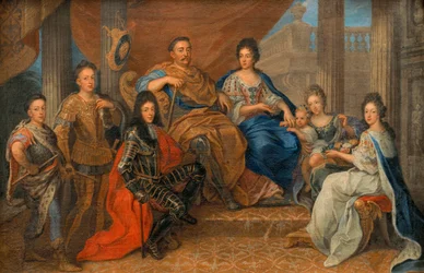 Lengyel: III. János Sobieski a családjával