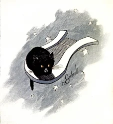Le Chat Noir, Párizsi kabaré, 1900 körül (illusztráció)