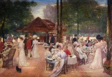 A Puteaux-sziget köre, c. 1907.