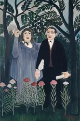 A költőt inspiráló múzsa, 1909