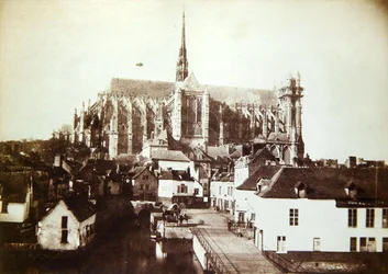 Amiens-i katedrális, 1851-52 körül (kalotípus)