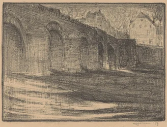 St Servaas híd a Maas felett Maastrichtban