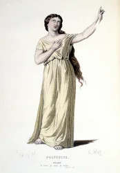 Jelmezterve Pauline számára a "Polyeucte"-ban, 1884