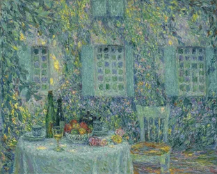Az asztal. A Nap a leveleken, Gerberoy, 1917