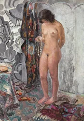 Álló akt nyaklánccal, kb. 1923